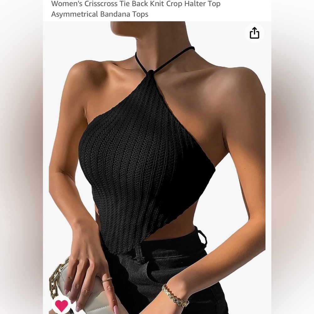 Halter Crisscross Tank